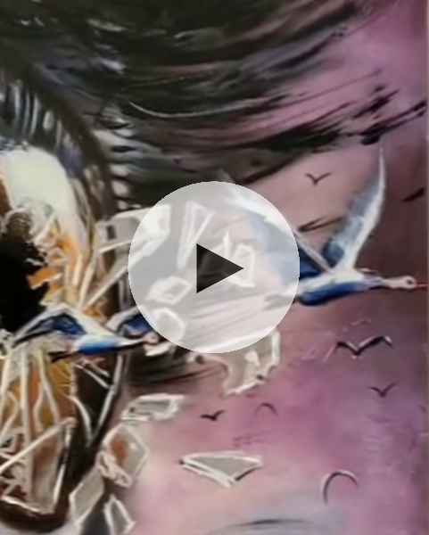 ArteDiAlina.com painting: When I can't speak